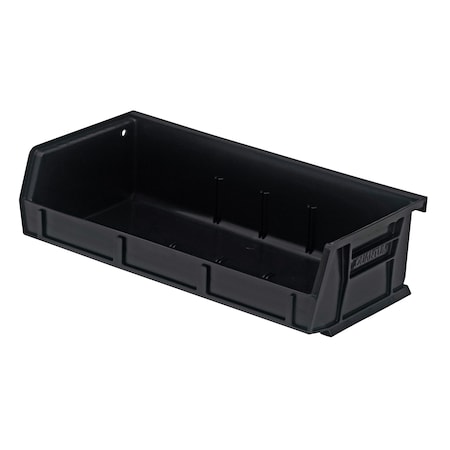 Quantum Storage Systems 5-3/8" x 11" x 3" ULTRA SERIES STACK AND HANG BIN - Black QUS232BK